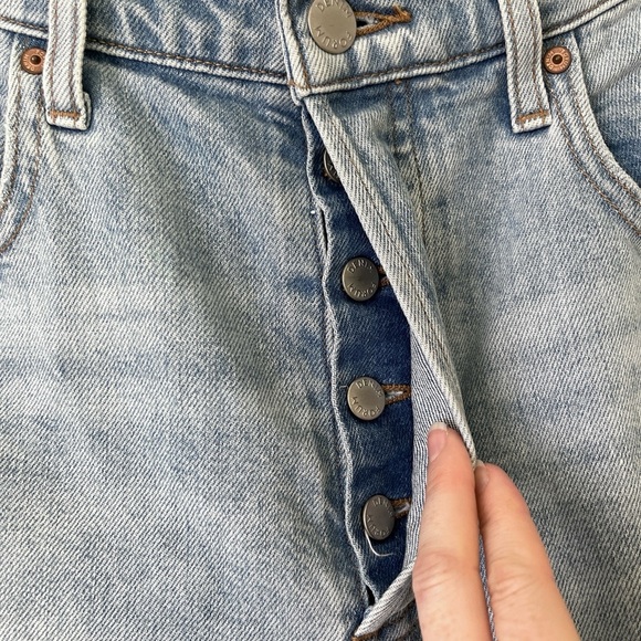 Denim Forum Aristzia The Arlo High Rise Straight Jean Ankle Light Wash | 30 x 28 - Picture 7 of 12